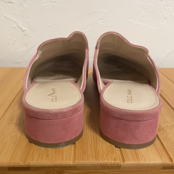 Marlee Suede Point-toe Mules In Rose - Picture 6 of 8